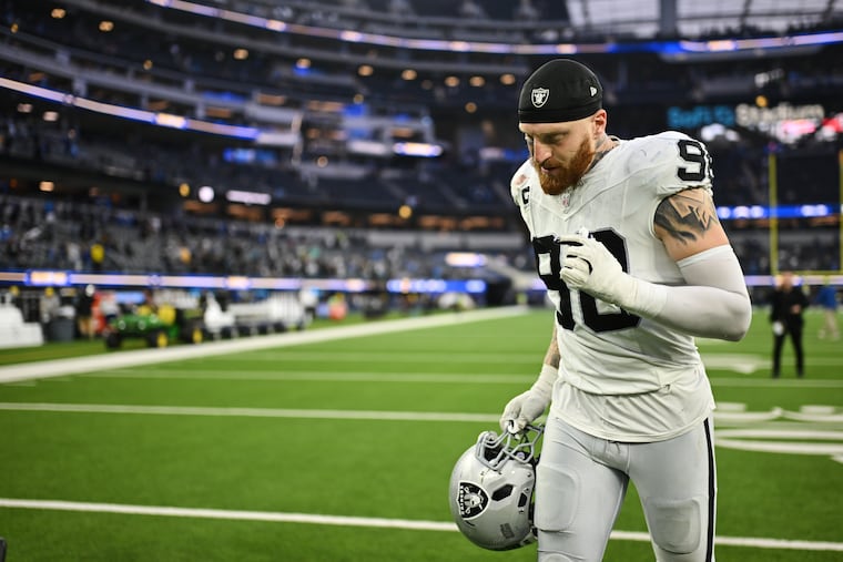 Trading for Raiders defensive end Maxx Crosby would be a bold move for the Eagles, but Vegas is said to want two first-rounders and a player in return.