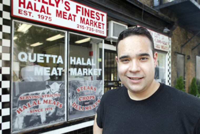 Amr Scott, owner of Quetta Halal Market in Philadelphia. (Laurence Kesterson / Staff Photographer)