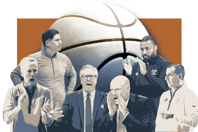 The Big 5 men's basketball coaches, Zach Spiker (Drexel), Steve Donahue (St. Joseph's), Fran McCaffery (Penn), Kevin Willard (Villanova), Darris Nichols (La Salle), and Adam Fisher (Temple), have had major roster turnover.