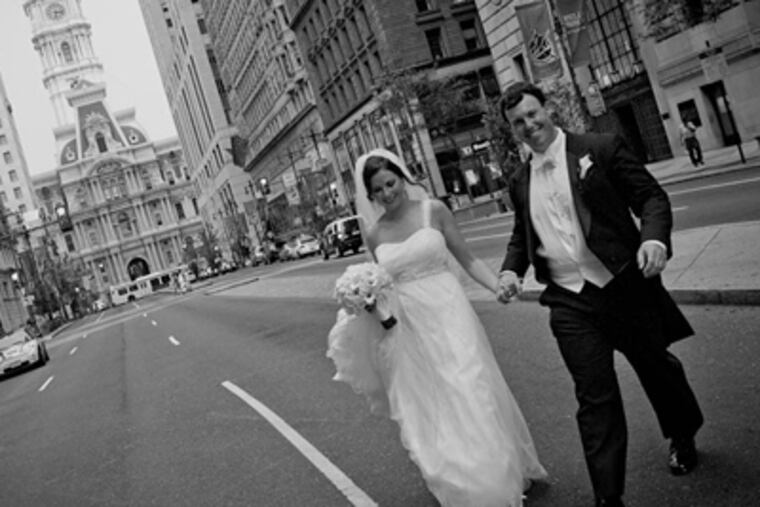 Katie Connolly and Pat Smith were married July 7, 2012 in Villanova. (Photos: Phil Kramer Photography Inc.)