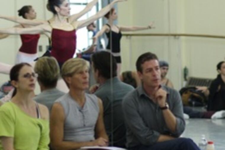 Artistic director Roy Kaiser (right) and the artists of Pennsylvania Ballet, "this little hidden treasure," are in New York again tonight through Sunday at City Center.