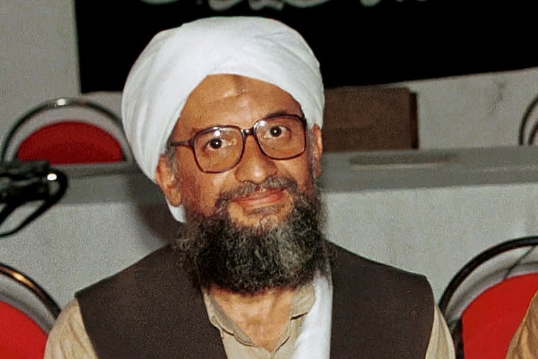 FILE - In this 1998 file photo made available on March 19, 2004, Ayman al-Zawahri poses for a photograph in Khost, Afghanistan. Al-Zawahri, the top al-Qaida leader, was killed by the U.S. over the weekend in Afghanistan.