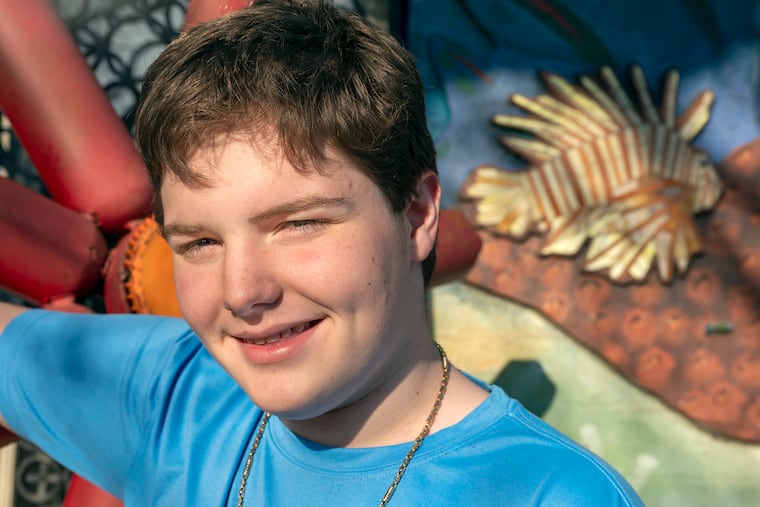 Freddy Taylor poses outside the Portside Arts Center in Port Richmond last week. We met Freddy there in 2018 as a precocious 10-year-old. Now he is on "MasterChef Junior," the TV cooking show featuring Gordon Ramsay.