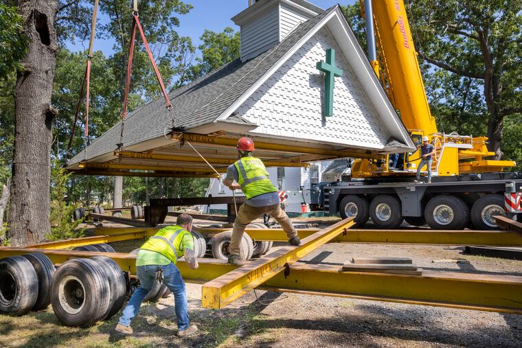 Instead of demolishing older Shore houses, this company moves them down the  road