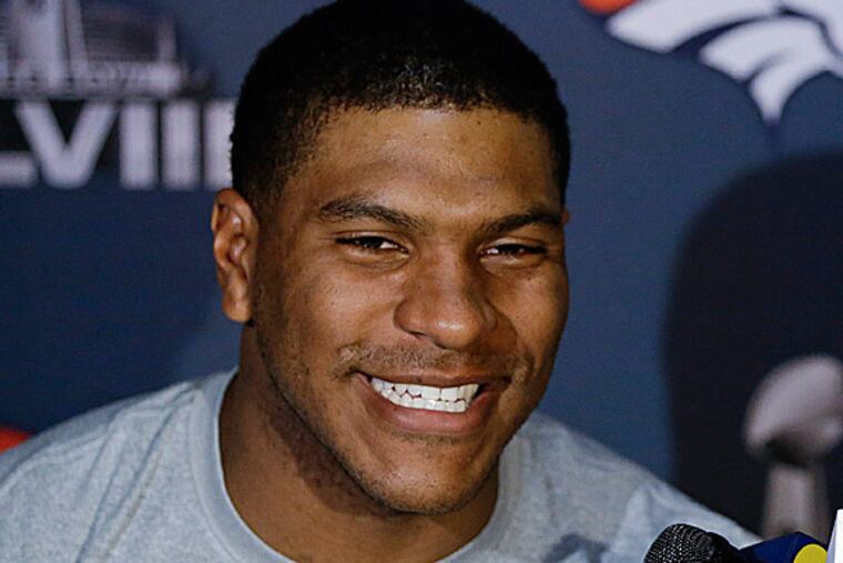 Broncos tight end Julius Thomas. (Mark Humphrey/AP)