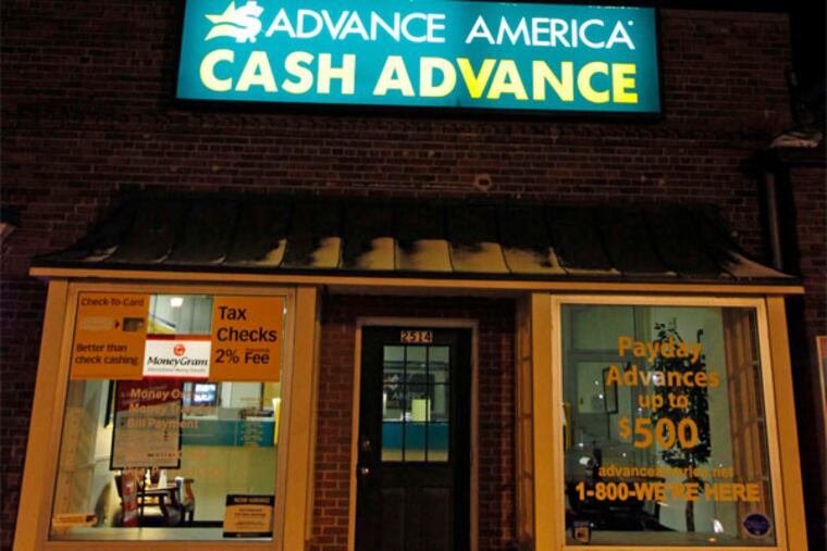 A payday lender in Virginia. Should Pennsylvanians roll out a welcome mat for the payday-loan industry, a business that targets people on the financial fringe with high-cost, short-term loans that plow many borrowers into deeper debt?