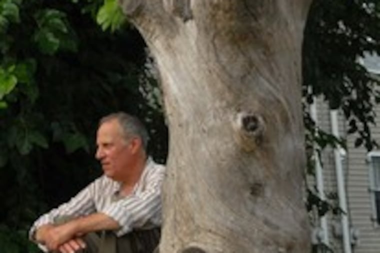 Skip Wiener, Urban Tree Connection founder, says transformed lots make the Haddington neighborhood a little safer.