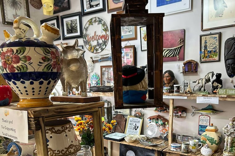 Second Hand Wildwood is a small, owner-operated thrift shop that stocks a mix of clothing, home décor, artwork, kitchenware, accessories, and more.