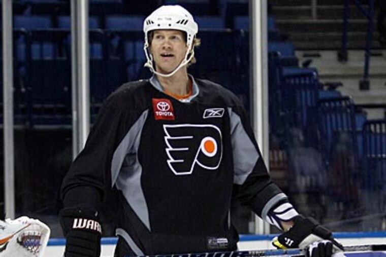 The Flyers won only eight of 21 games without Chris Pronger. (Yong Kim/Staff Photographer)
