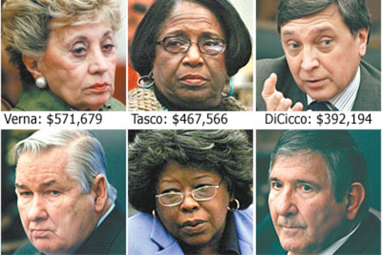 City Council is set to receive lump sum payments as part of the DROP program. President Anna Verna will get $571,679, on top of an annual pension of roughly $130,707. (Alejandro A. Alvarez/Staff Photographer)