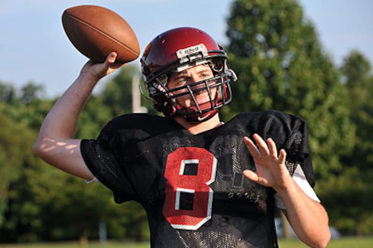 Skyler Mornhinweg has thrown for nearly 3,100 yards the last two seasons. (Sharon Gekoski-Kimmel/Staff file photo)