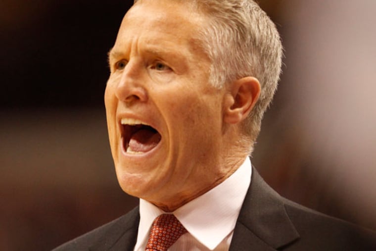 Sixers head coach Brett Brown. (Ron Cortes/Staff Photographer)