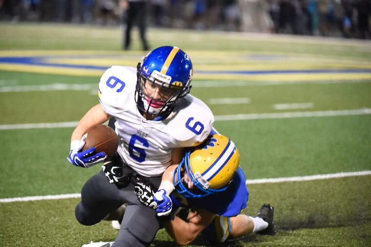 Senior two-way back Owen Landis (6) and Downingtown West visit Coatesville on Friday night.