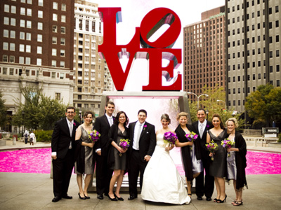 Jen Spelkoman and Wayne Hausfeld were married October 3, 2010 in Philadelphia. (Roggio Weddings)