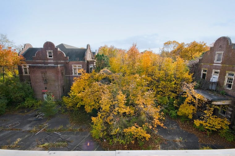 Buildings on the Pennhurst campus in 2009 photo.