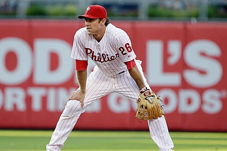Phillies second baseman Chase Utley. (Matt Slocum/AP)