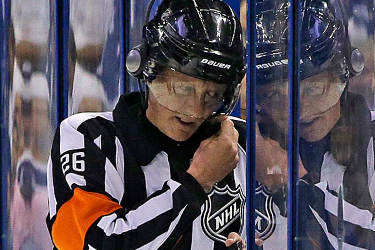 NHL Referee Rob Martell. (Chris O'Meara/AP)