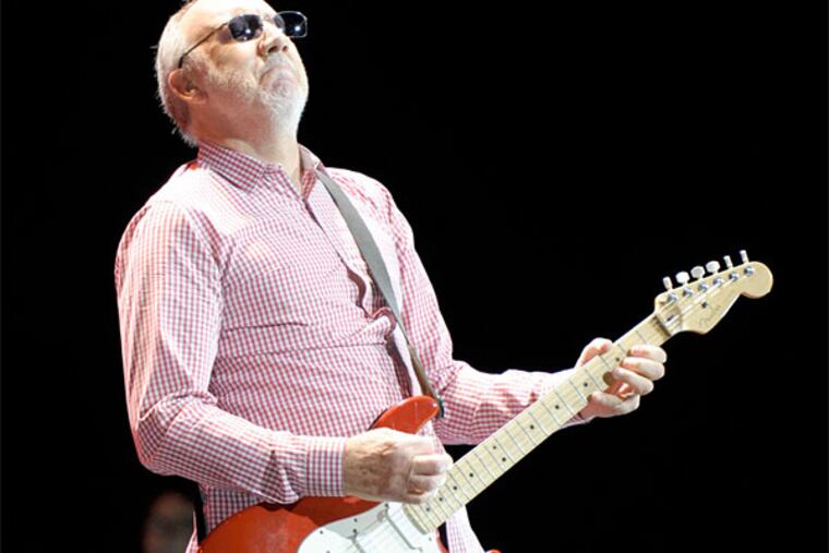 Pete Townshend of The Who performs on the band's Quadrophenia Tour Sunday, Dec 9, 2012 at Mohegan Sun Arena in Uncasville, Conn. (AP Photo/The Day, Sean D. Elliot)