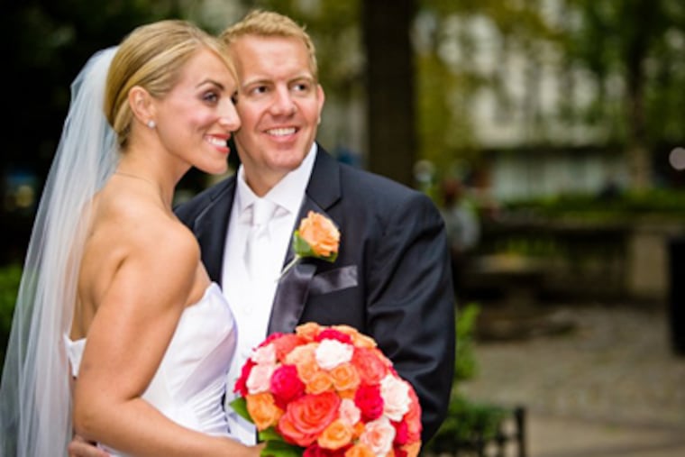 Kelly Schoenwald and Josh Lewis were married September 26, 2009 in Philadelphia. (Faith West Photography)