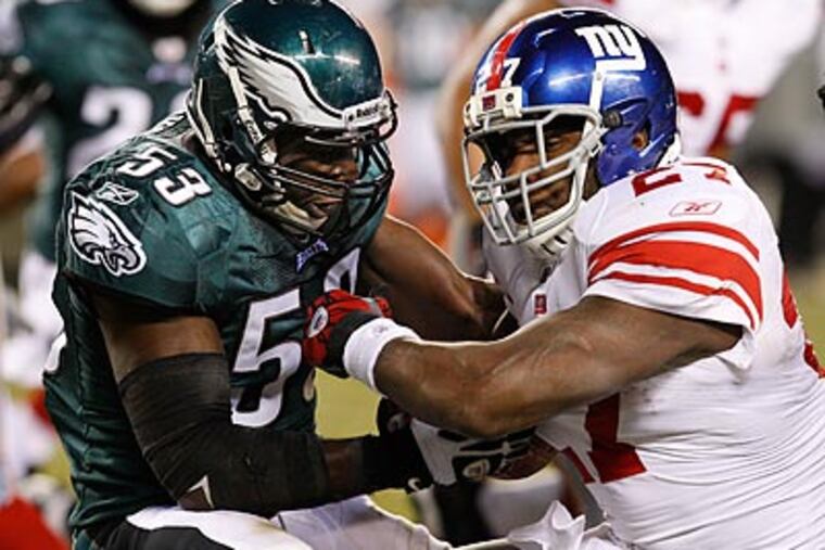 The Eagles' run defense has risen from 27th-best to eighth in the NFL since October 3. (Ron Cortes/Staff Photographer)