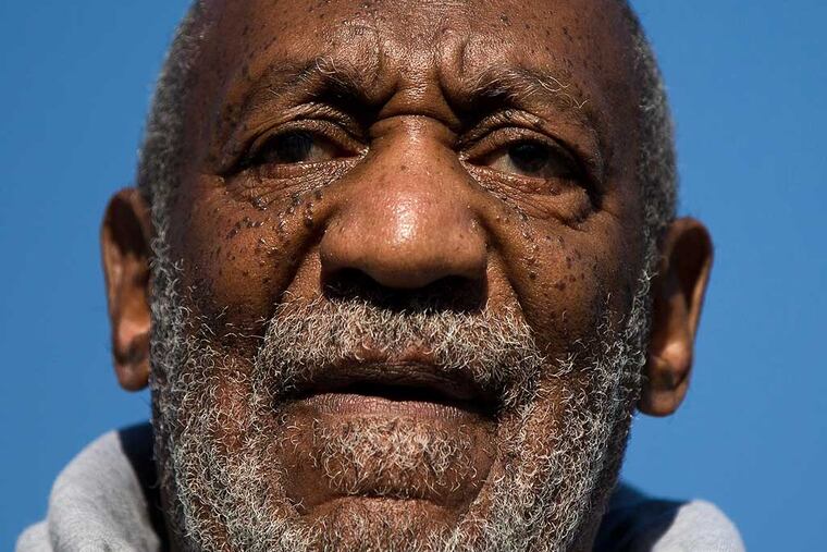 Entertainer and Navy veteran Bill Cosby speaks during a Veterans Day ceremony, Tuesday, Nov. 11, 2014, at the The All Wars Memorial to Colored Soldiers and Sailors in Philadelphia. Cosby told the crowd during a 20-minute address that “we don’t forget about ours,” as he spoke about the importance of the memorial along the Benjamin Franklin Parkway.(AP Photo/Matt Rourke)