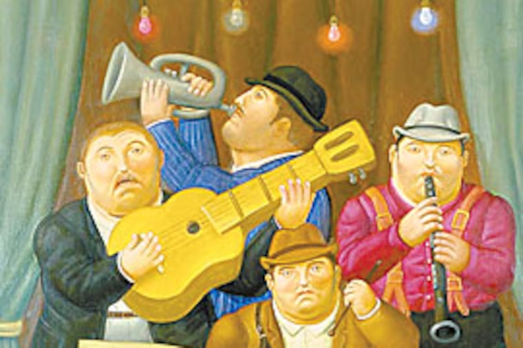 Fernando Botero's "Picnic," a 1989 oil on canvas, is part of "The Baroque World of Fernando Botero" exhibit running through June 8 at the Delaware Art Museum.