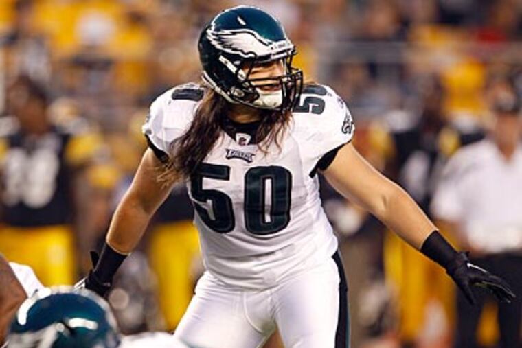The Eagles drafted linebacker Casey Matthews in the fourth round of the 2011 NFL Draft. (Yong Kim/Staff Photographer)