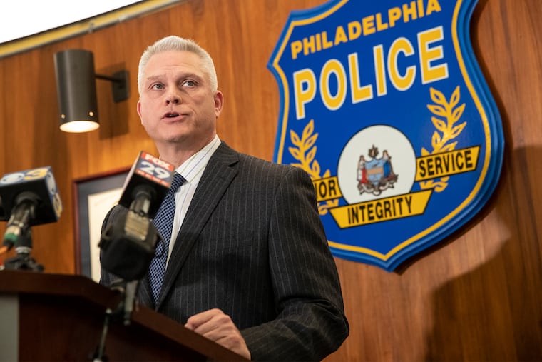 Philadelphia Police homicide dectective Jason Smith speaks about the death of Renee Gilyard 64, in East Germantown and the connection between the death and 4 missing persons the police have been seeking.
