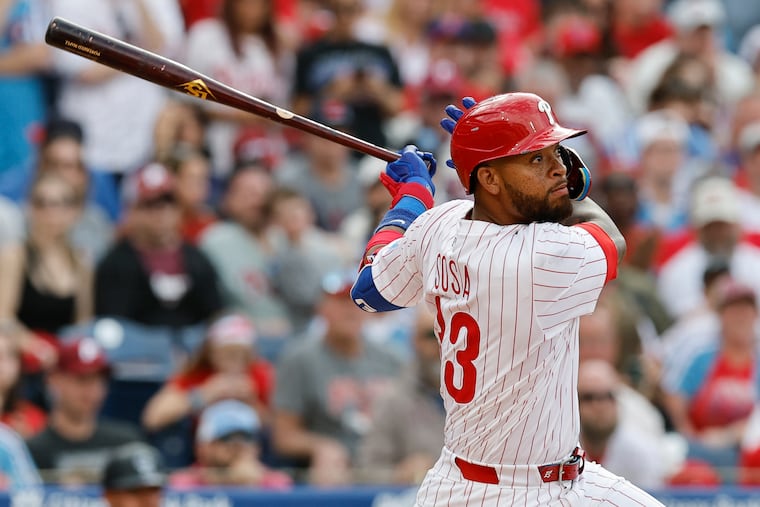 Edmundo Sosa has nine hits in 15 at-bats this season.