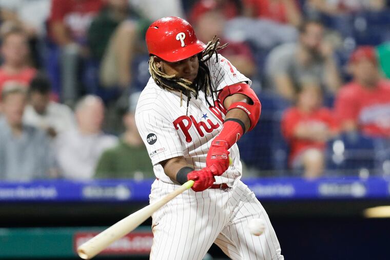 Phillies Maikel Franco at bat against the Arizona Diamondbacks on Monday, June 10, 2019 in Philadelphia.