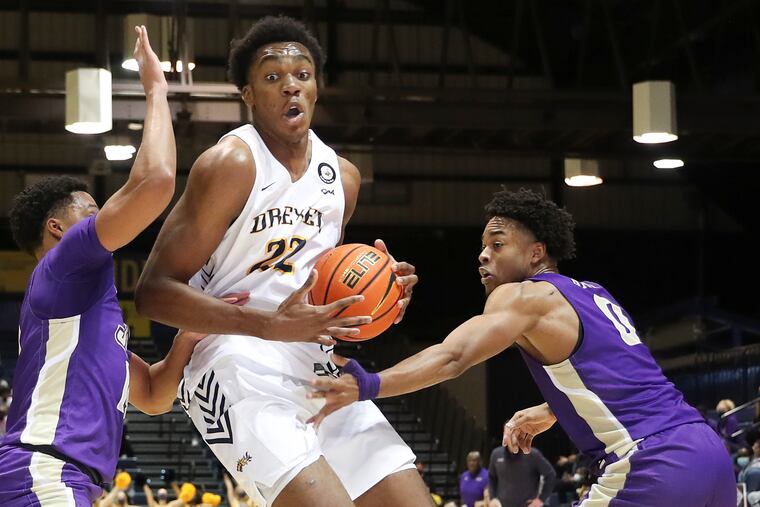 Drexel forward Amari Williams in action against James Madison on Feb. 7.