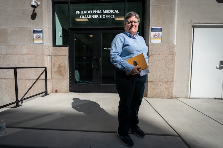 Philadelphia’s new medical examiner, Constance DiAngelo, in Philadelphia on Oct. 12.