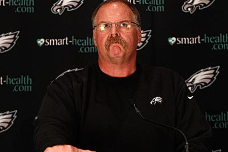 The Eagles fired a coordinator during the season for the first time in the Andy Reid era. (David Maialetti/Staff Photographer)