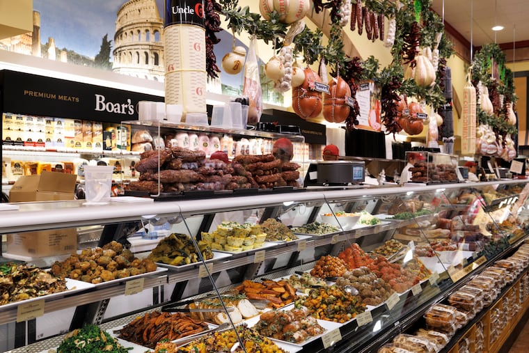 Uncle Giuseppe's markets have expansive selections of meat and specialty foods.