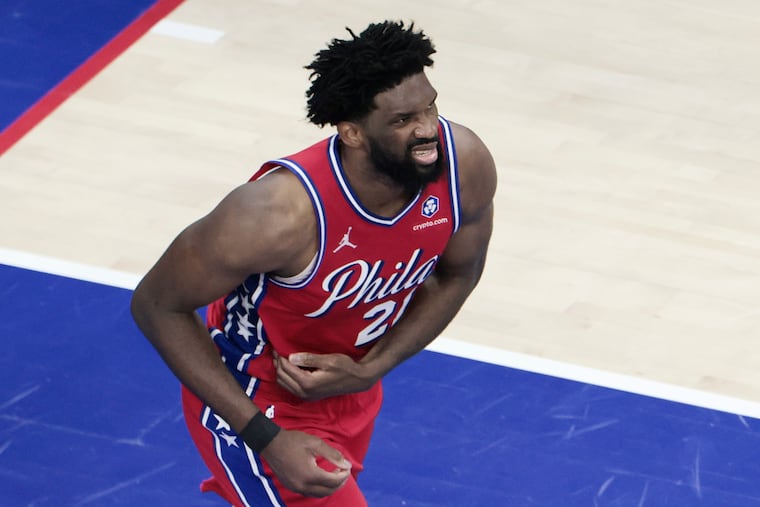 Sixers center Joel Embiid, who has been dealing with several injuries including one to his side, will miss Thursday's game against Houston with an illness.