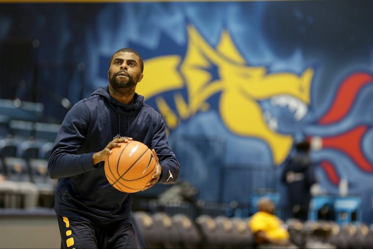 Drexel set an NCAA record by coming back from 34 points in their victory over Delaware on Thursday night. Guard Tramaine Isabell, taking a shot at practice on Friday, was thrilled that his mother was in town to watch the game.