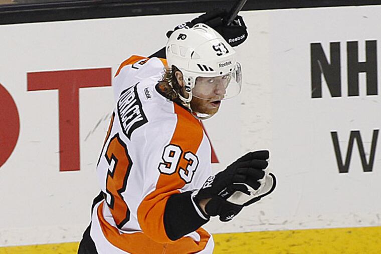 The Flyers' Jakub Voracek. (George Nikitin/AP)
