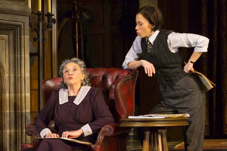 Sandra Shipley (left) and Emily Young in "The Mousetrap" at the McCarter Theatre Center in Princeton.