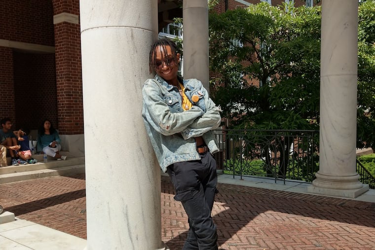 Dia Lee, on the campus of John Hopkins University in Baltimore in 2019 during move-in weekend. Lee was killed last summer during a hit-and-run accident after leaving work at Uncle Bobbie's.