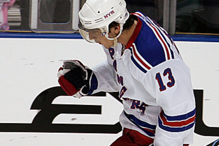 Nikolai Zherdev, who last played in the NHL with the Rangers, signed a one-year deal. (AP file photo/J Pat Carter)