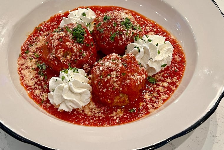 Meatballs and ricotta at Pizzata Birreria, 1700 E. Passyunk Ave.