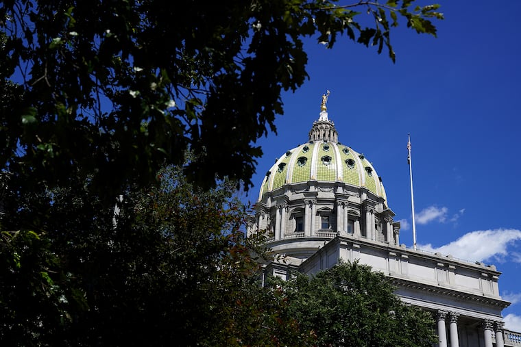 The Pennsylvania State Capitol in Harrisburg, Pa.