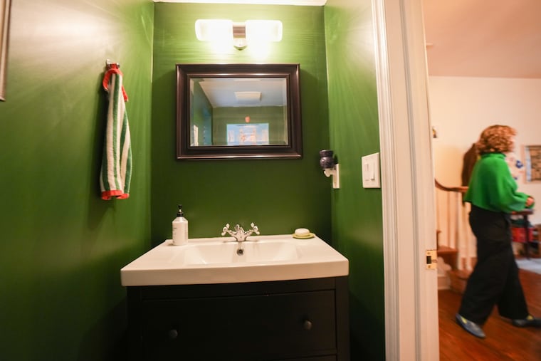 The couple has made a few small improvements to their new Pennsport home but have generally been impressed by how well maintained it was by the previous owners. 