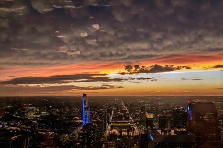 Lisa Wagner of Center City: “We get spectacular sunsets from our western windows. The sun is just far enough north in the sky now that we’re starting to see them again but by summer they are truly glorious!”