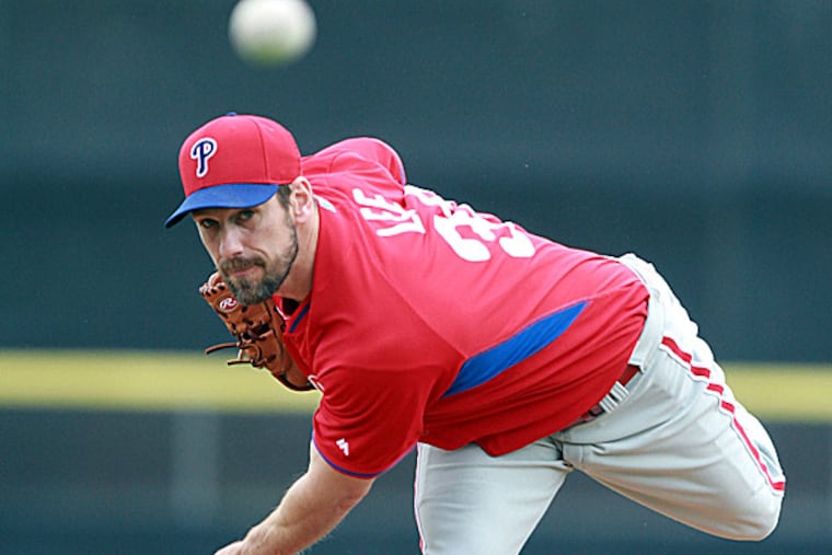 Phillies starting pitcher Cliff Lee. (David Swanson/Staff Photographer)