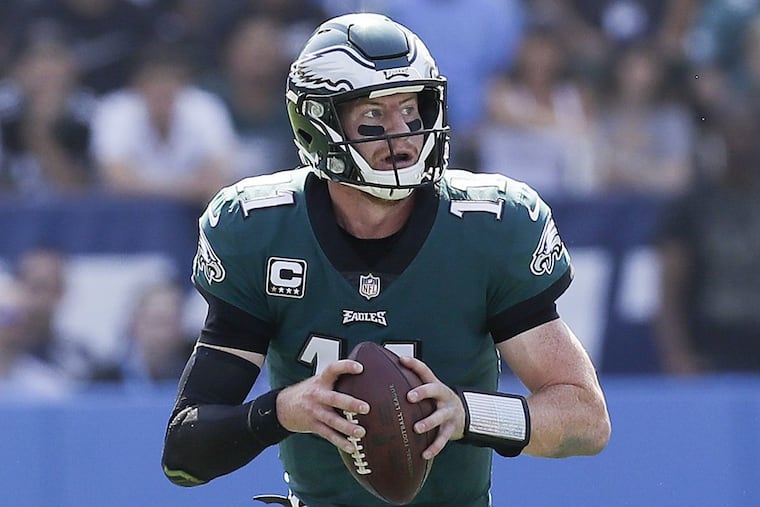 Eagles quarterback Carson Wentz.