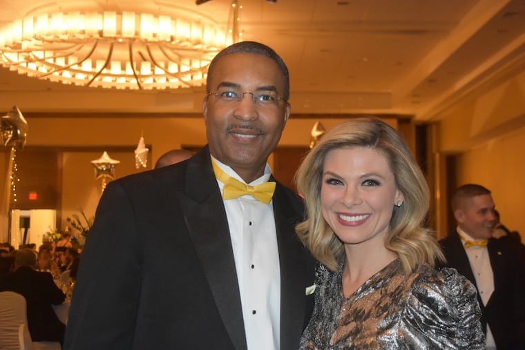 Ukee Washington and Jessica Dean at the AlexÕs Lemonade Stand Foundation 12th Annual Lemon Ball in January