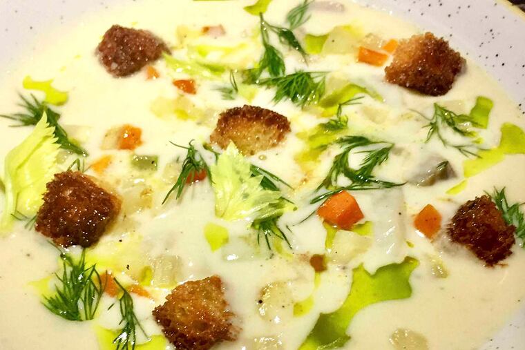 Smoked fish chowder at Pub & Kitchen.