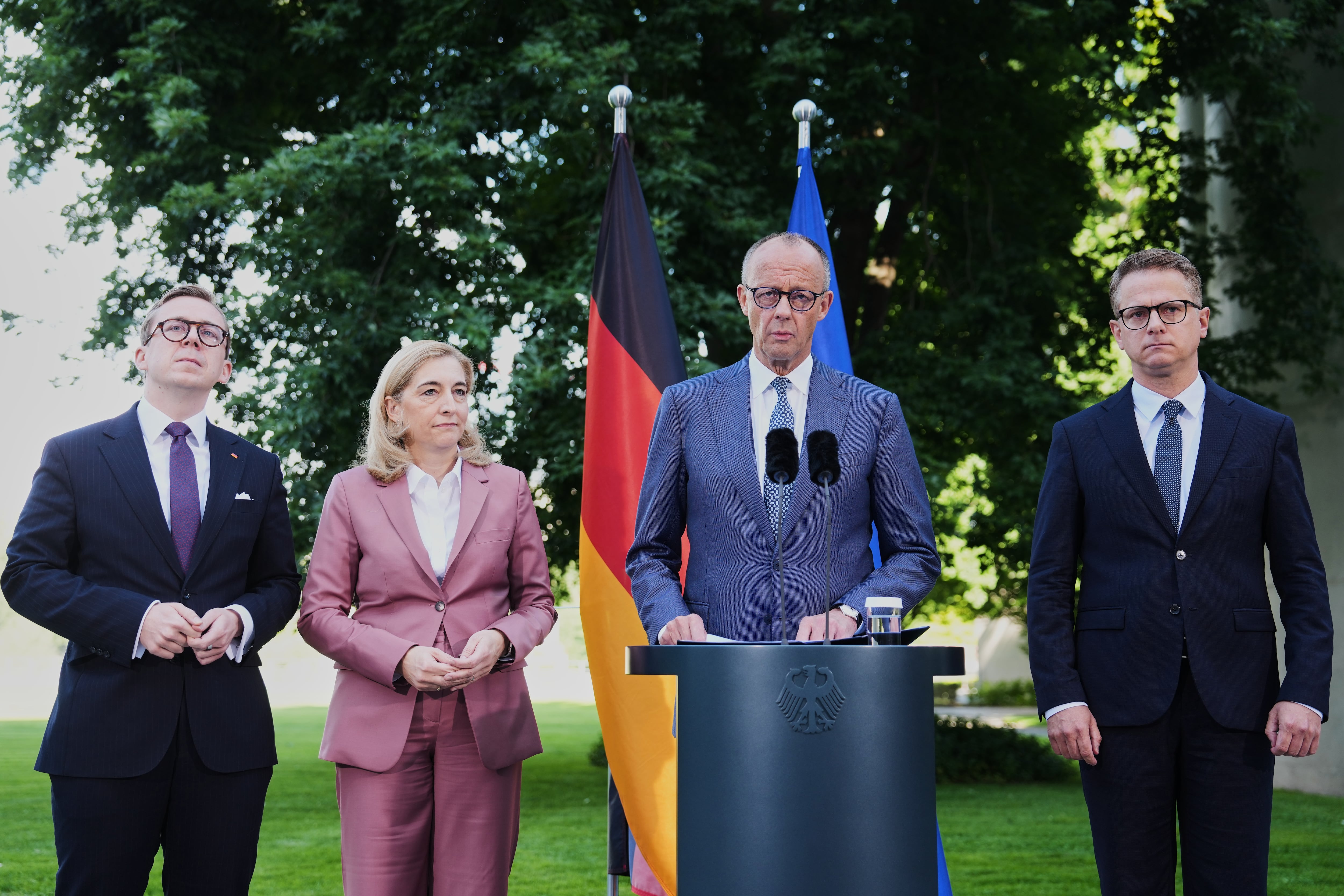 German leader Merz reshuffles top posts as he tries to counter far-right advance