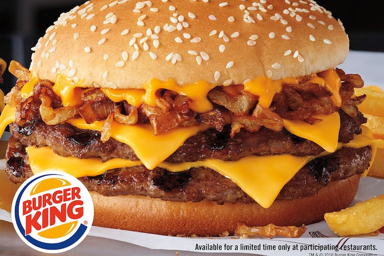 The Philly Cheese King from Burger King.